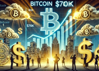 Bitcoin approaches USD 70K