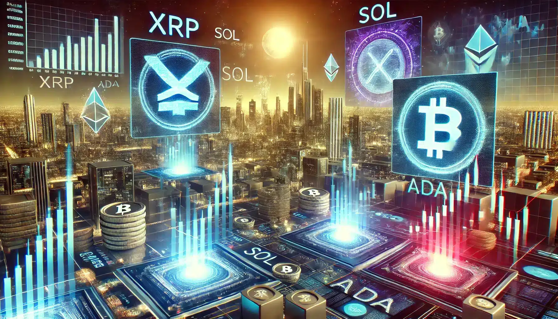 XRP, SOL and ADA