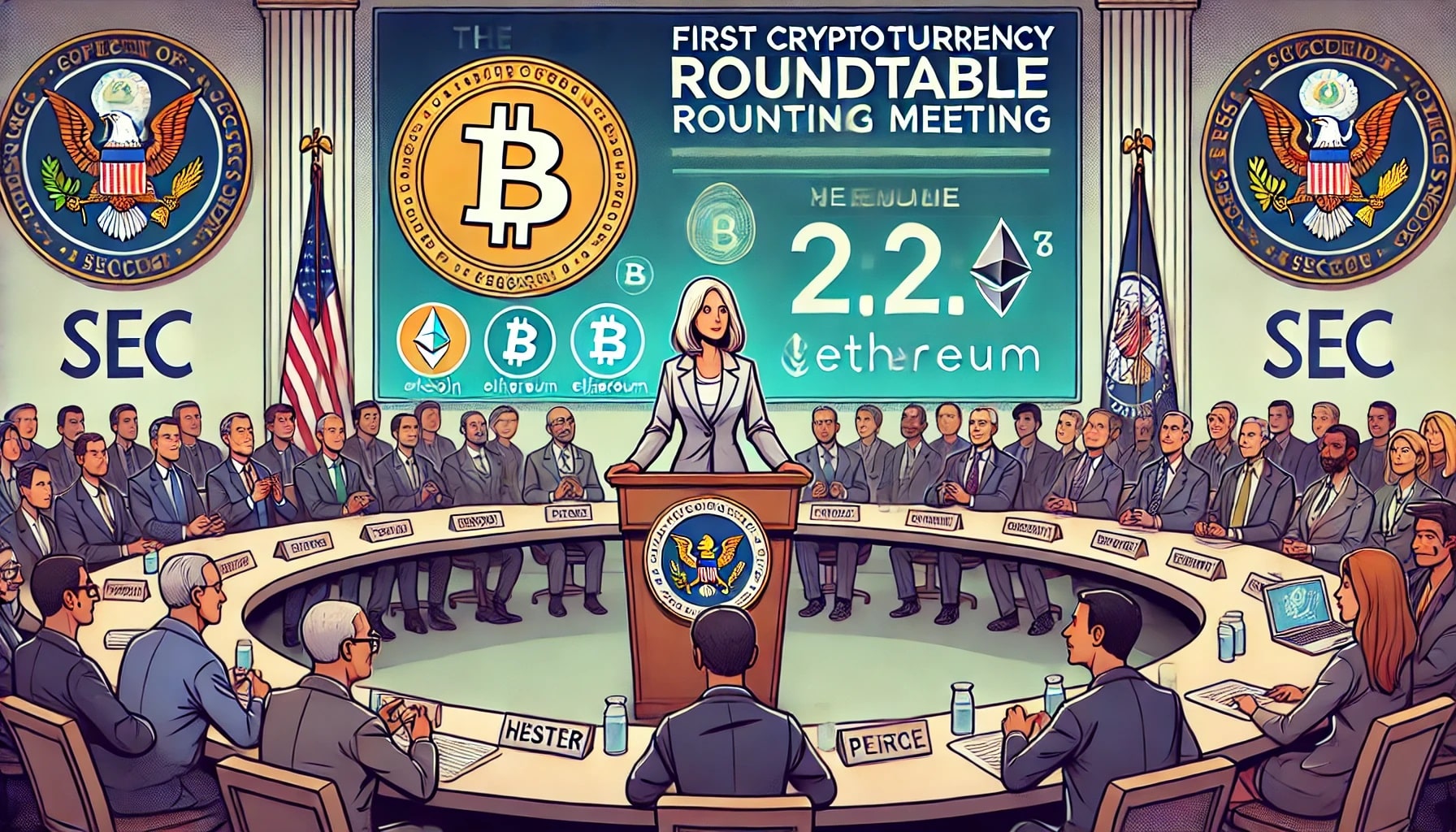 SEC crypto taskforce chair announces meeting date 