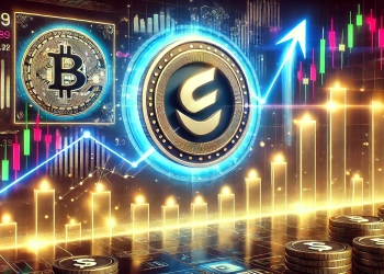 Story IP token price. The image features the Story IP logo prominently rising on a financi
