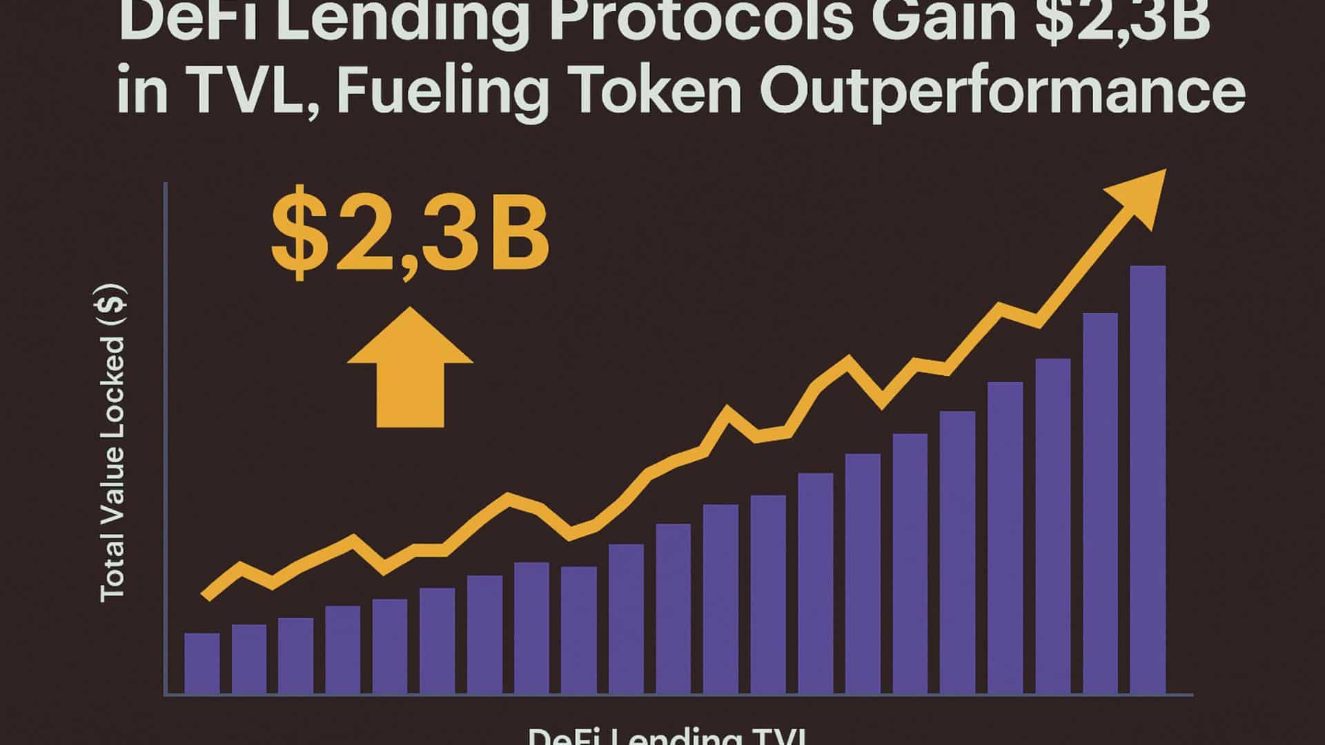 DeFi Lending Protocols Surge by $2.3B in TVL, Fueling Token Outperformance