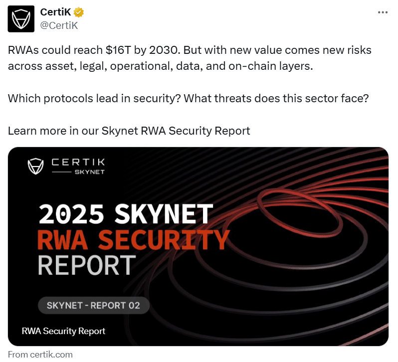 Tokenization Market Set to Hit $16 Trillion by 2030: Institutions Drive the RWA Boom 7 Tokenization Market
