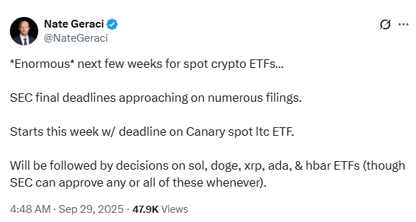 Crypto ETFs news