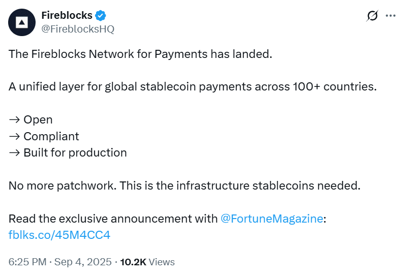 Stablecoin payment