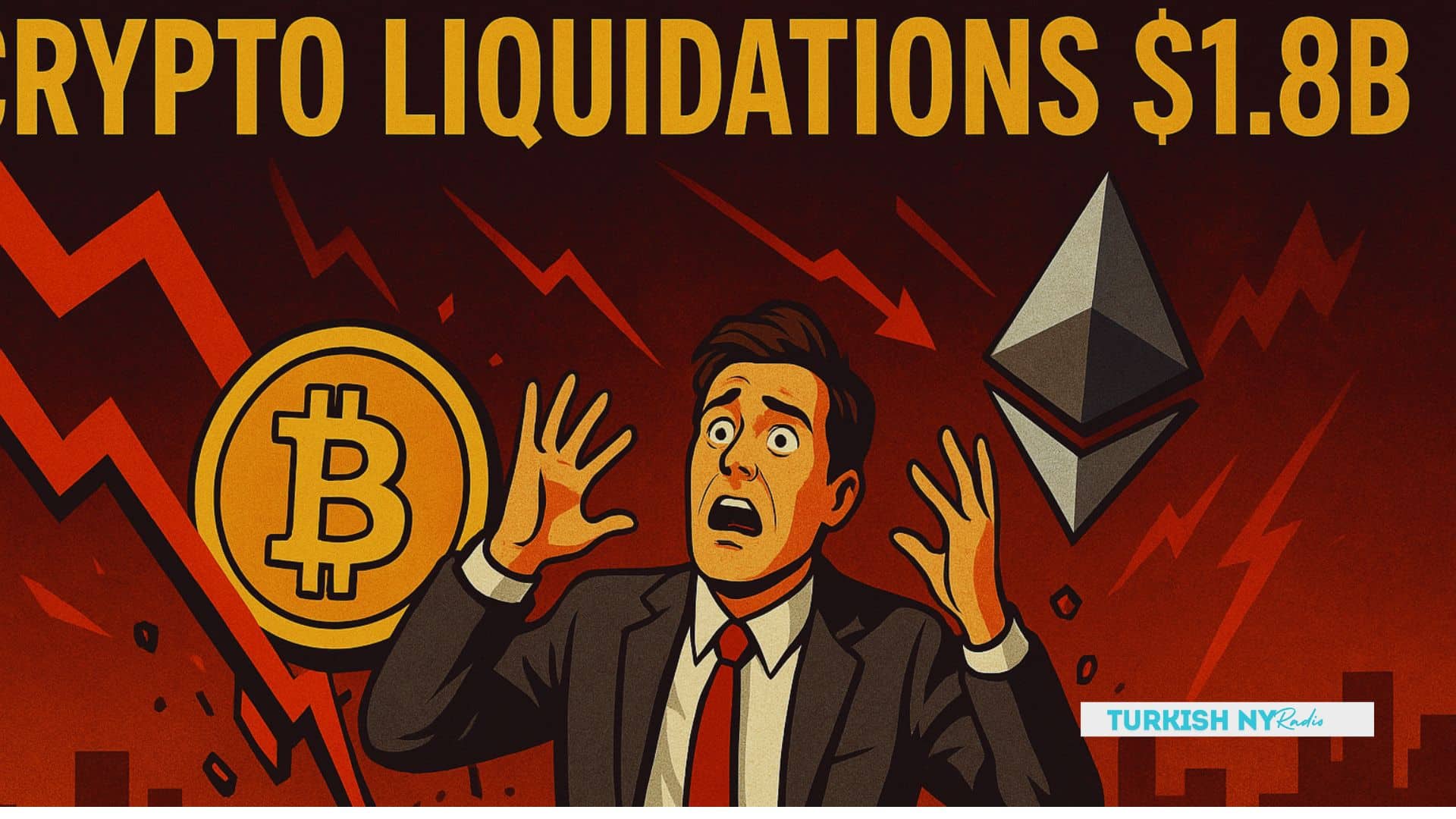 Crypto liquidations $1.8B