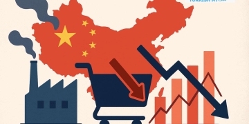 China factory output drops