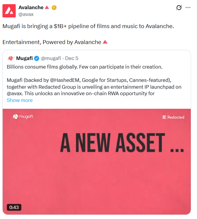 Mugafi Avalanche Partnership