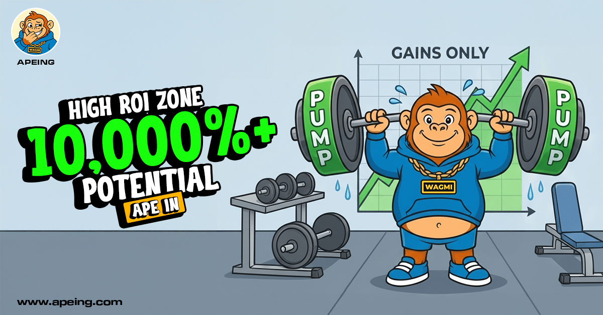 Pepe'nin 100 katlık kazancını kaçırdınız mı? Apeing, 2026'da izlenmesi gereken en iyi meme coin olarak son şansınız olabilir. 9 image 624
