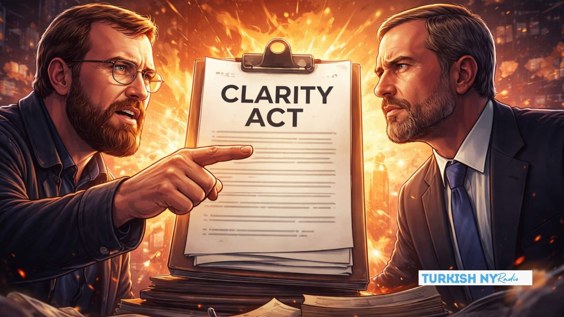 Illustration of legislative document related to the CLARITY Act.