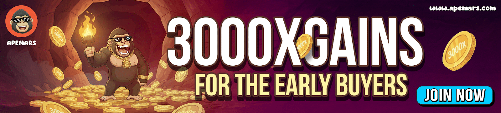 The Next 1000X Crypto - APEMARS Records Rapid Stage 1 Sellout Amid DOGE’s Slip to $0.14 and SPX Tumble 7 image 245