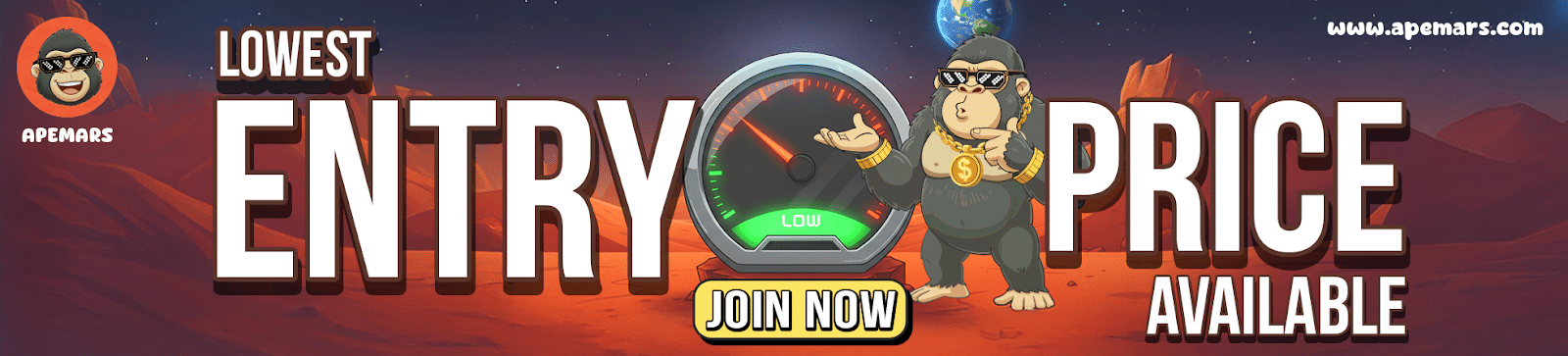 PENGU and APE Left You in the Dust? Your Comeback Story Starts Here With the Top Meme Coin - APEMARS Stage 3 Is Live 9 image 284