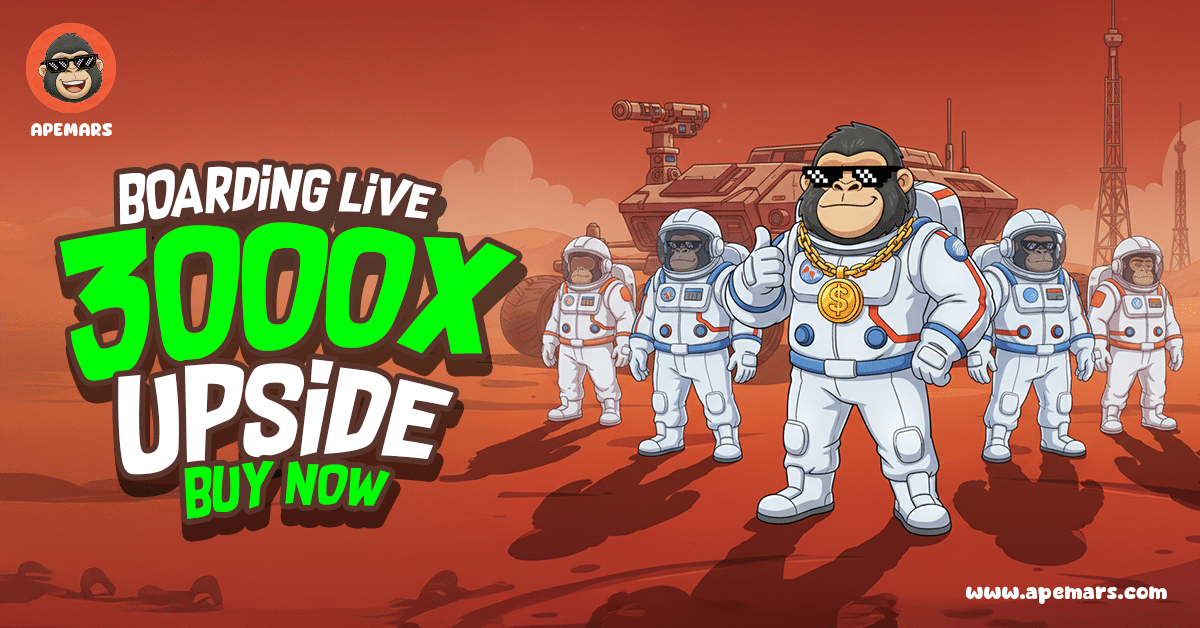 Dogwifhat 382 milyon dolarlık işlem hacmiyle ApeCoin %1,98 düşerken, APEMARS ($APRZ) ön satışı %22.300 ROI hedefliyor – En iyi 1000x altcoinler 8 image 285