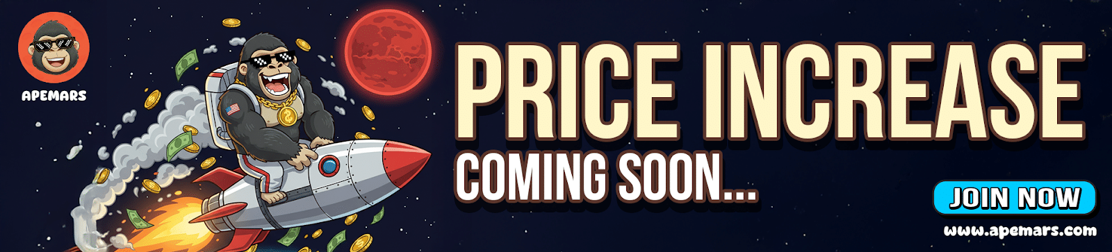 APEMARS presale stage 3 graphic