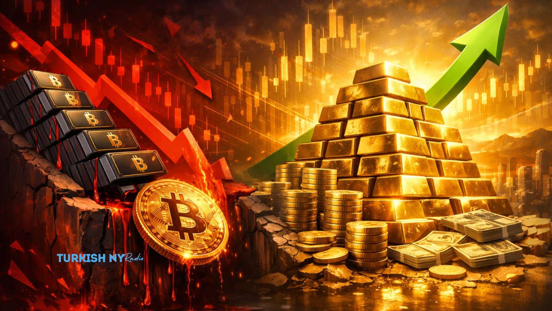 Gold ETFs Set Records in 2025 as Bitcoin ETF Flows Turn Negative