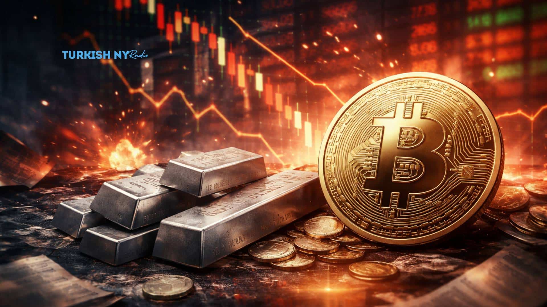 Risk Assets Retreat as Bitcoin and Silver Slip on Margin Tightening and Inflation Concerns