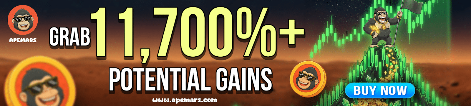 Looking for the Next Millionaire Maker? APEMARS Is the 1000x Meme Coin to Buy as 5.9B Tokens Are Sold While SPX and Brett Heat Up 7 image 35