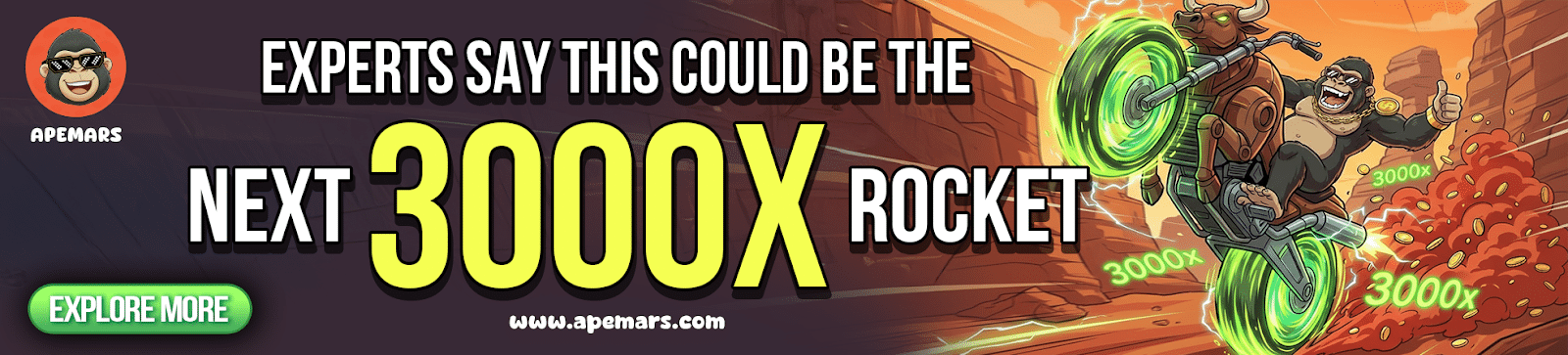 11 Best 100X Meme Coins Primed for Lift-Off as APEMARS Stage 9 Gains Traction - $2.5K Could Target $175K 9 image 389