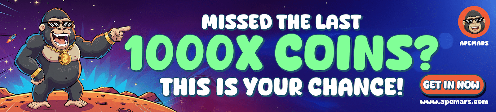 Pepe and MemeCore Flew Past You? Grab APEMARS Presale With Over $246K Snagged Up Fast - Is This the Next Crypto to Hit $1? 7 image 443