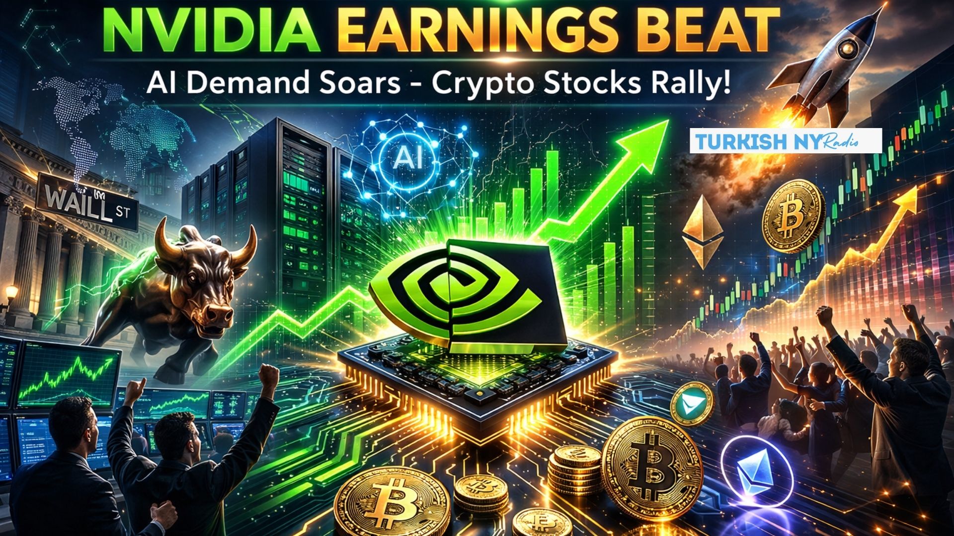 Nvidia Earnings Beat Sparks Rally in AI Tokens and Bitcoin 6 Nvidia Earnings Beat