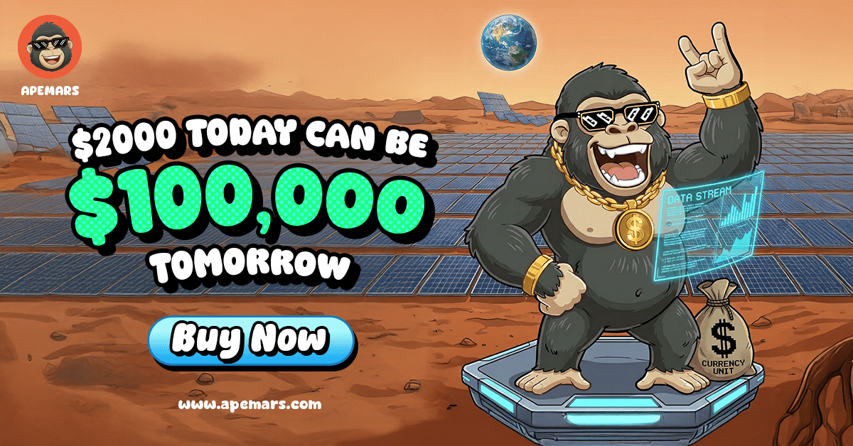 Missed Pepe and SHIB’s Rally? APEMARS 1000X Meme Coin Presale Could Deliver 5,040% Gains for Early Buyers 8 image 104