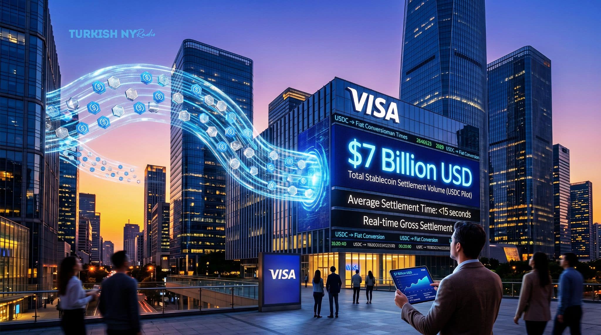 Visa blockchain payments