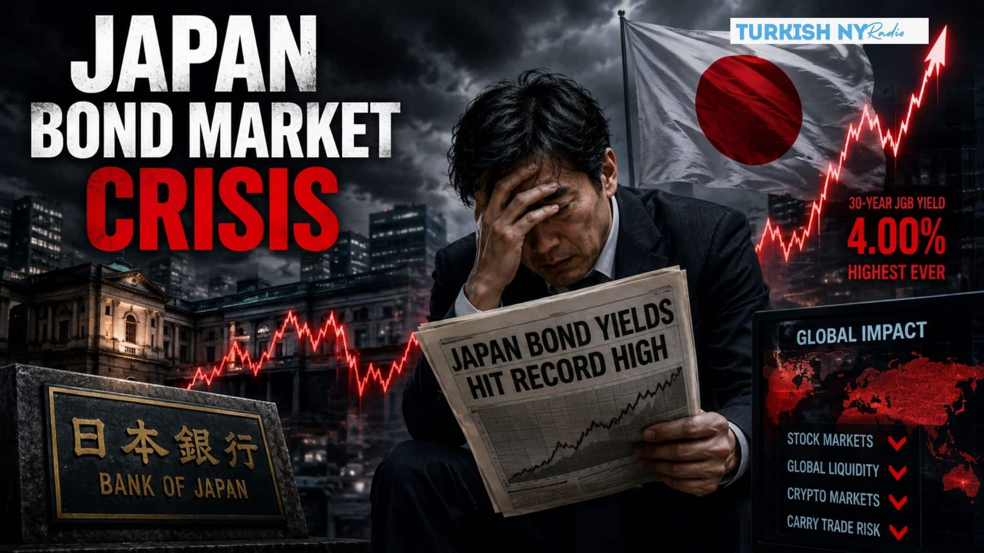 Japan Bond Market Crisis Raises Global Liquidity Fears as Yields Surge 6 Japan Bond Market Crisis