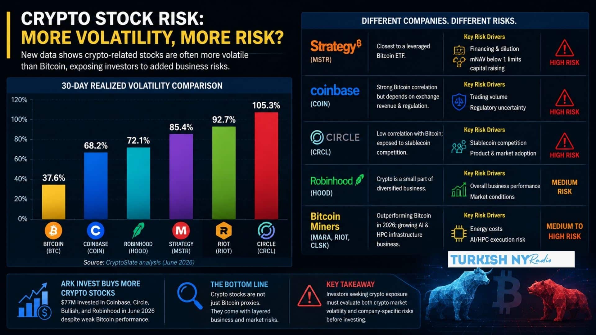 Crypto Stock Risk Rises as Funds Buy Volatile Bitcoin-Linked Equities 7 crypto investment risk