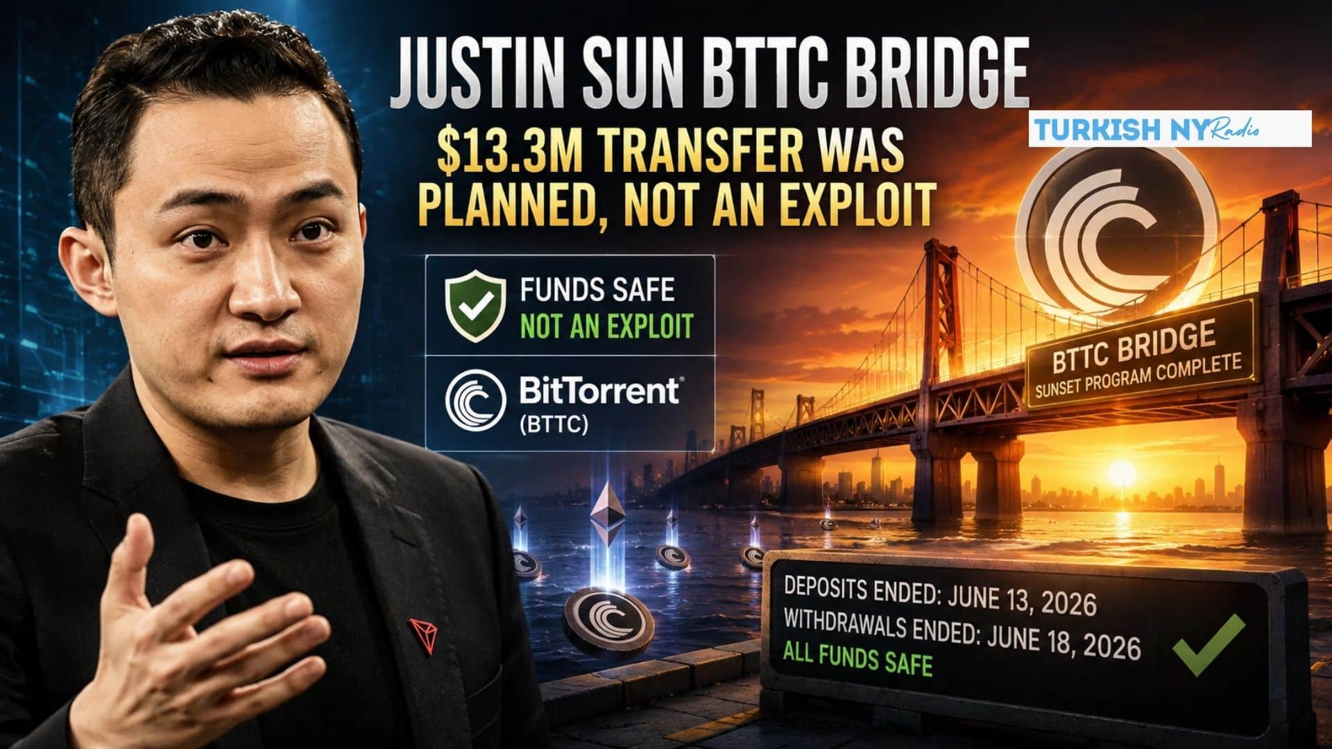 Justin Sun BTTC Bridge Update Confirms $13.3M Move Was Not an Exploit 6 BTTC Bridge Drain