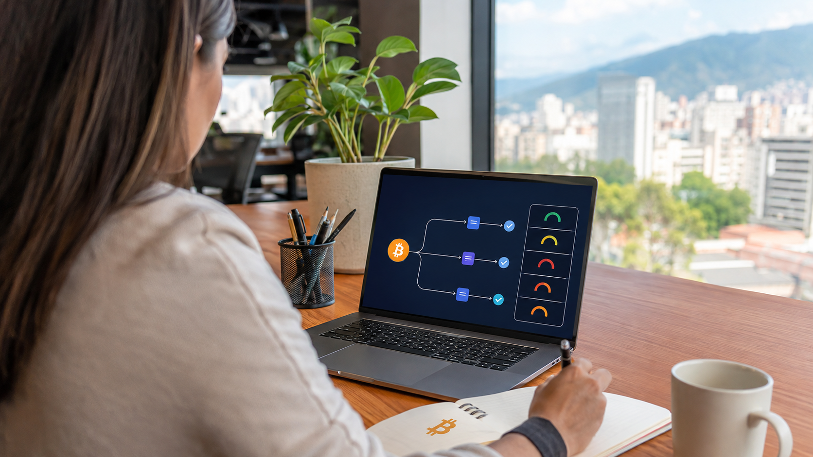 Bitcoin Transaction Fees Explained: Why the Same Payment Can Cost More 8 Illustrative newsroom view of Bitcoin transaction fee research