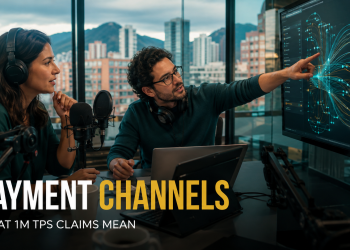 Payment channel scalability illustrated in a Bogotá newsroom